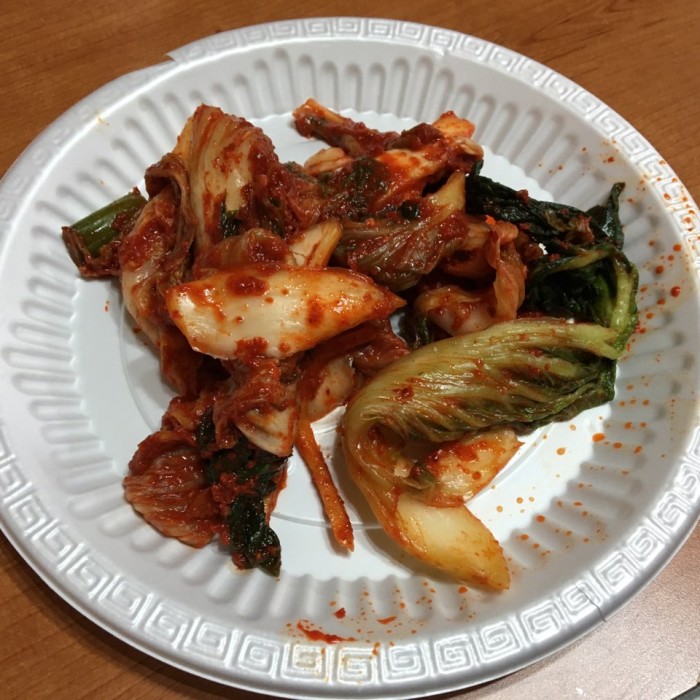 군고구마와 겉절이의 환상적인 맛!